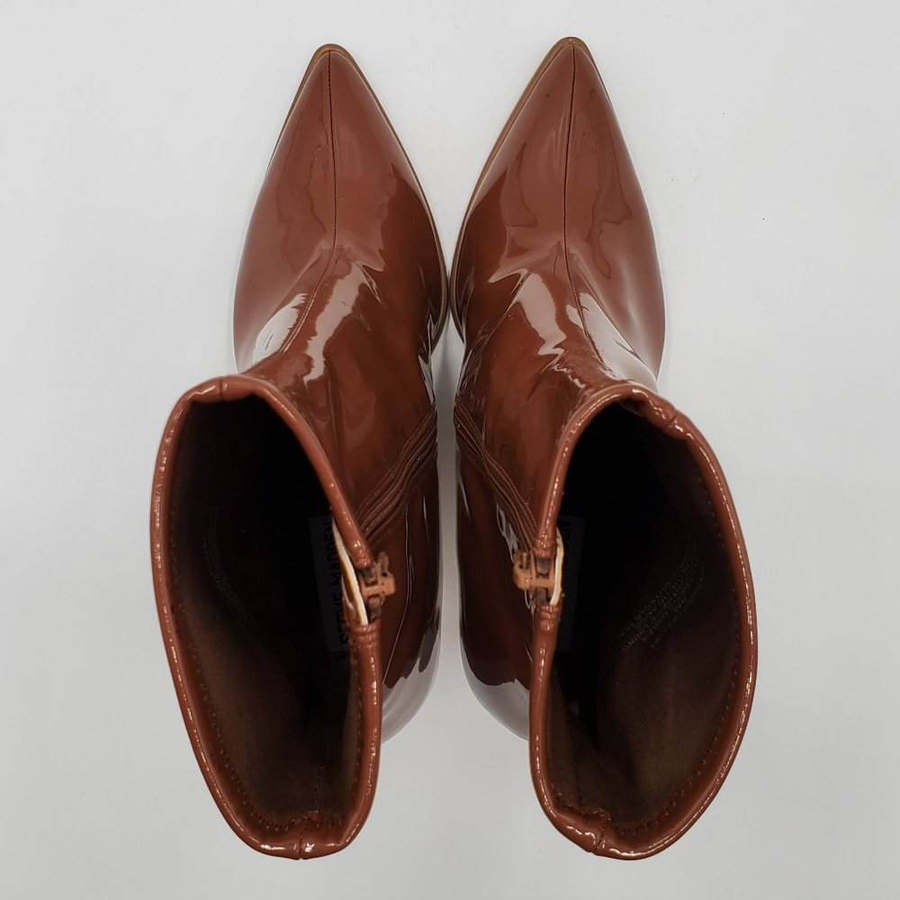 Steve Madden Petraz Cognac Patent Booties - Picture 10 of 17